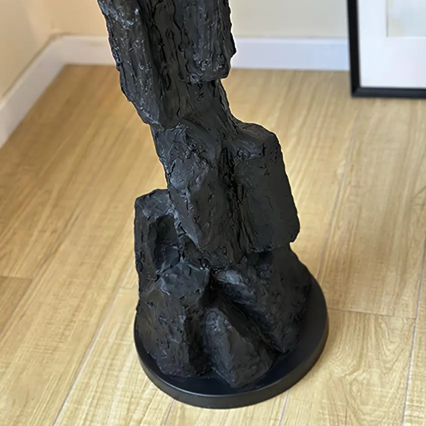 Charcoal Lava Floor Lamp