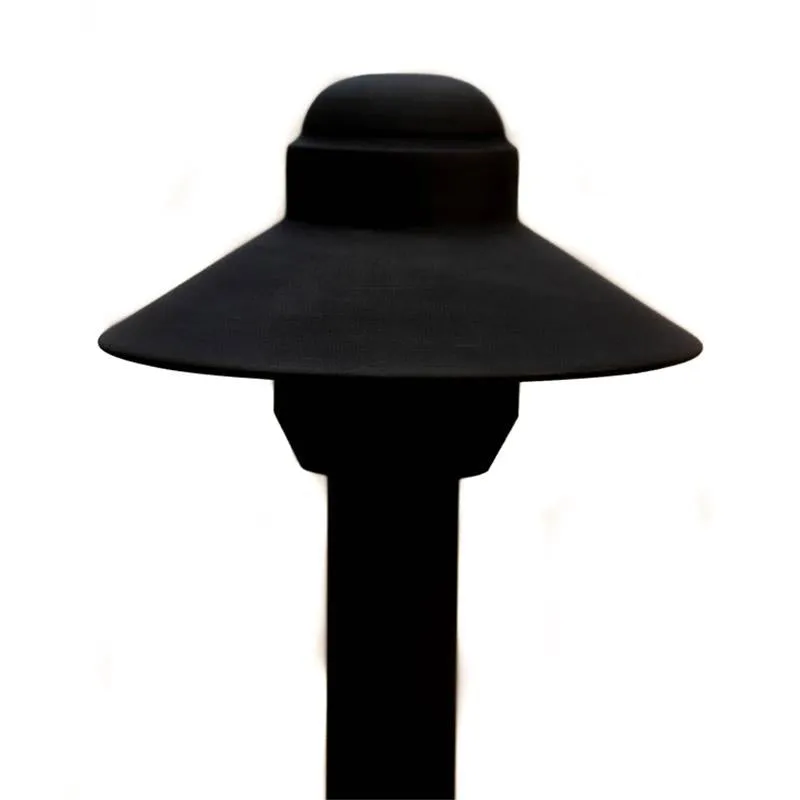 CopperMoon CM.4017 12V Copper 4" Path Light Top, 14.75" x 3/4" Copper Stem With Stake