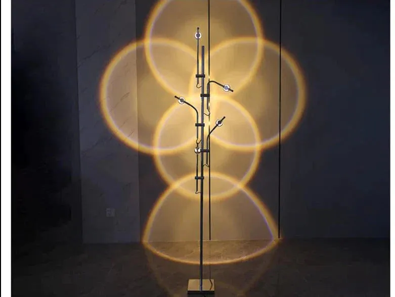 Creative Background Wall Sunset Atmosphere Lamp Floor Lamp