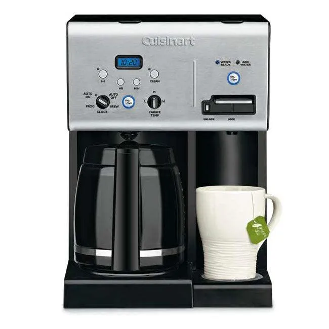 Cuisinart CHW-12C Coffee Plus 12-Cup Programmable Coffeemaker And Hot Water System