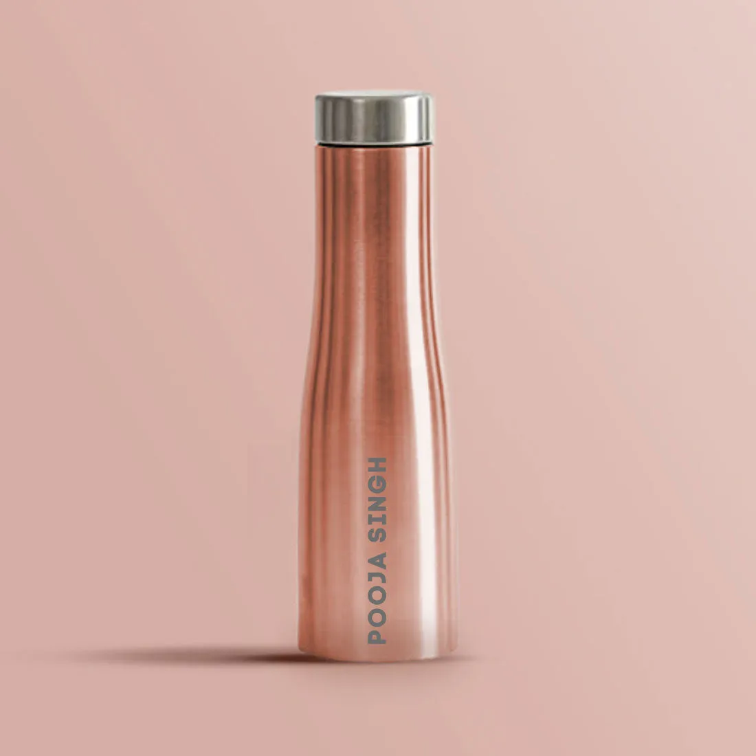 Custom Metal Water Bottles for Home Office Restaurants Hotels-Rose Gold-750ml