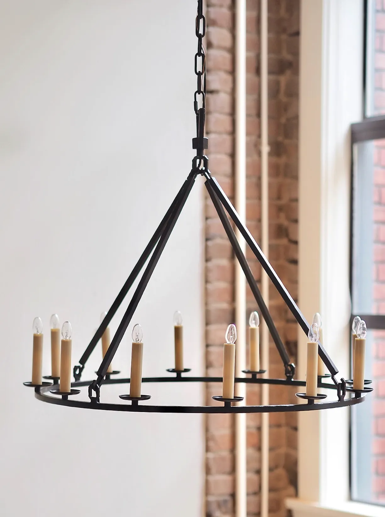 Darlana Aged Iron Chandelier