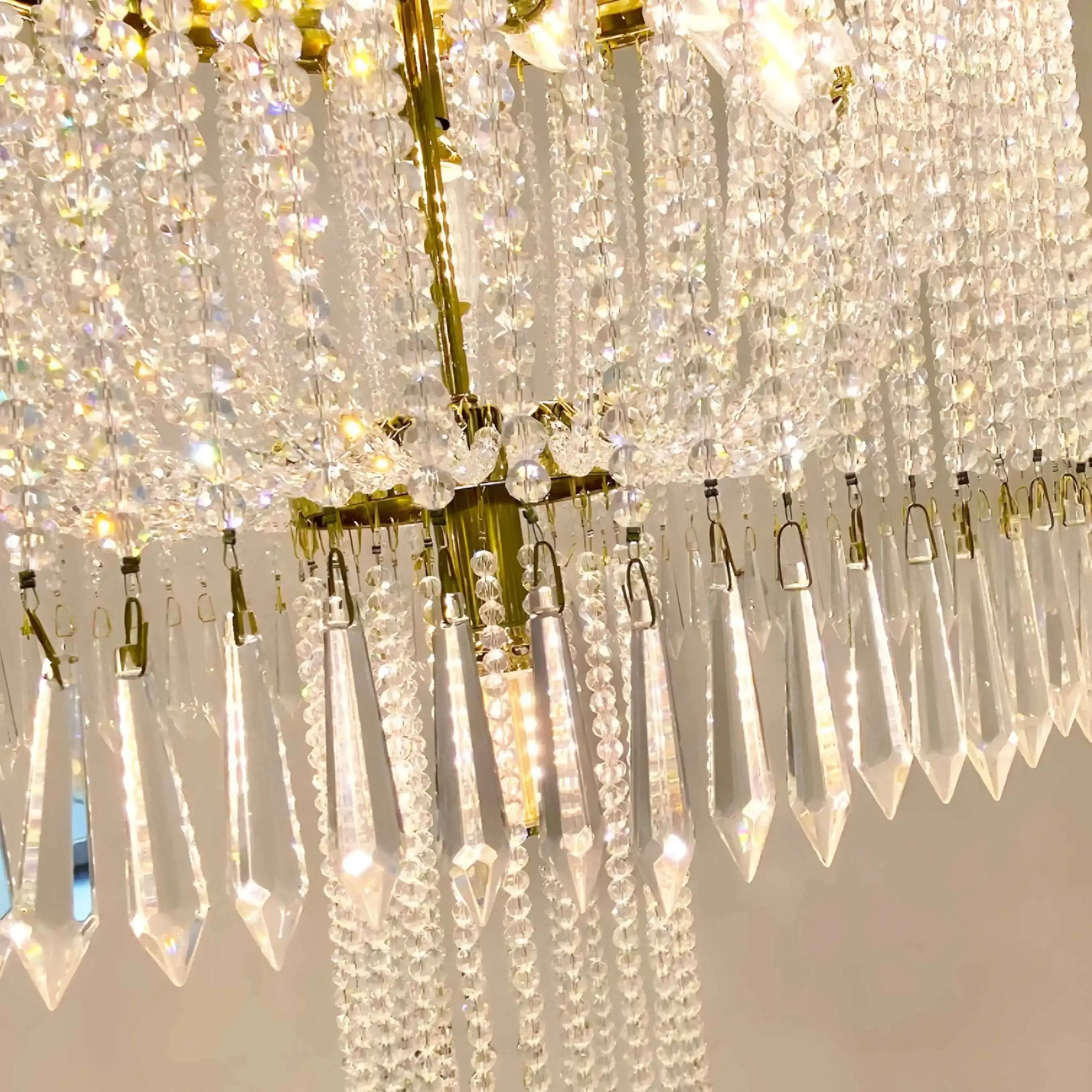 Deiva Marina | Luxury Large Spiral Crystal Chandelier for Staircase