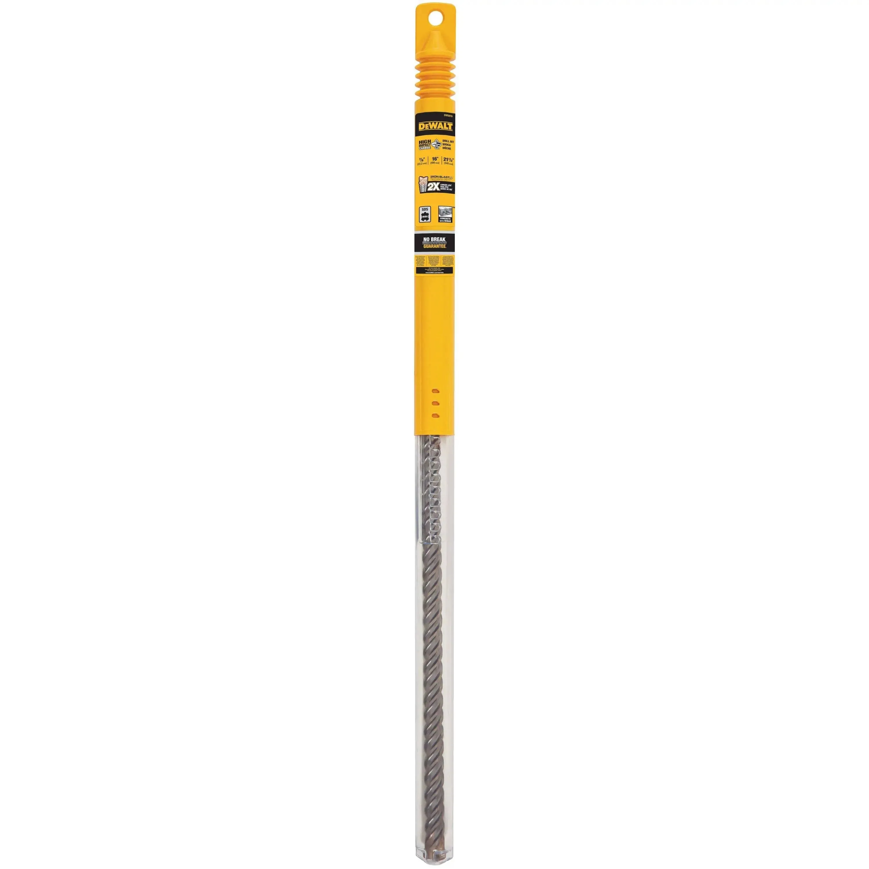 DeWalt ELITE SERIES 1-1/2" x 18" x 22-1/2" 4-Cutter SDS MAX Rotary Hammer Drill Bit