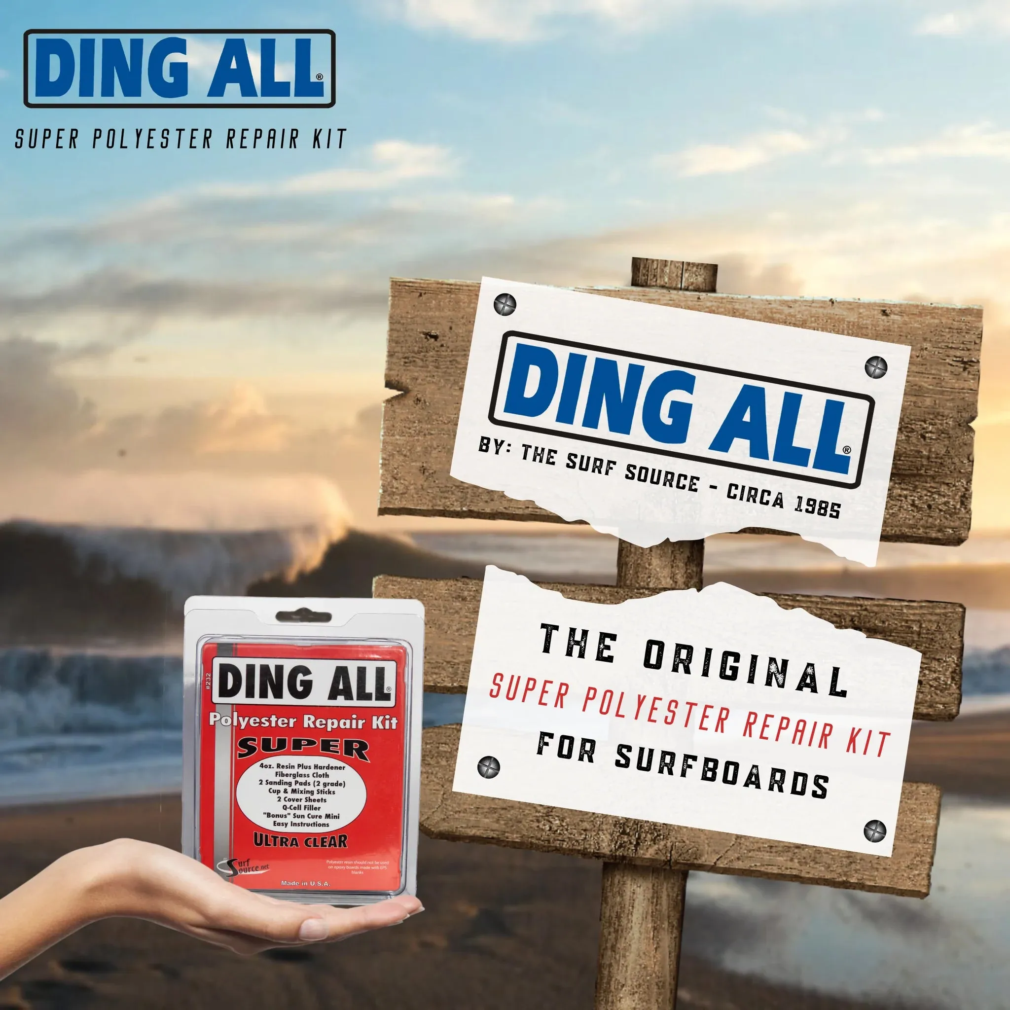 Ding All Super POLY Repair Kit