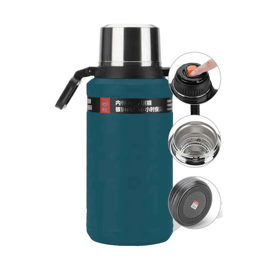 DKADI KD9062 Double Wall Insulated Large Vacuum Flasks Bottle (2.5 or 3 or 3.5 Liters)