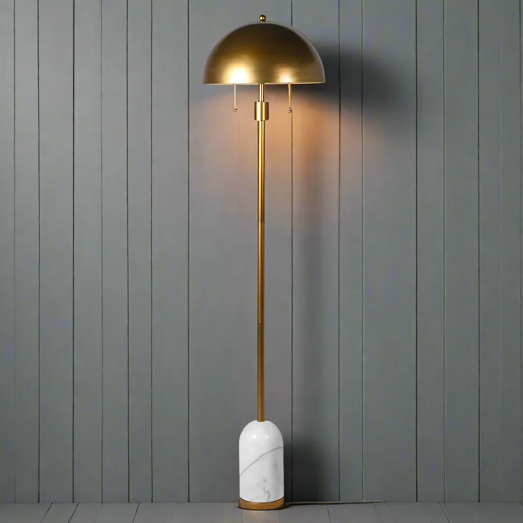 Dome Topped Floor Lamp 160 cm