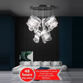 Fancy® Black Luxury modern led light chandelier- 18 Lights