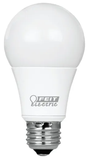 Feit Electric OM60DM/950CA LED Lamp, General Purpose, A19 Lamp, 60 W Equivalent, E26 Lamp Base, Dimmable, Daylight Light :EA: QUANTITY: 1