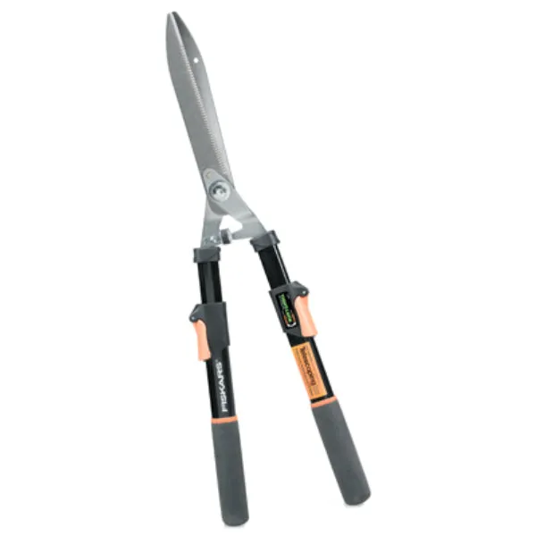 Fiskars 91696935J Power-Lever Extendable Hedge Shears, 25"-33"