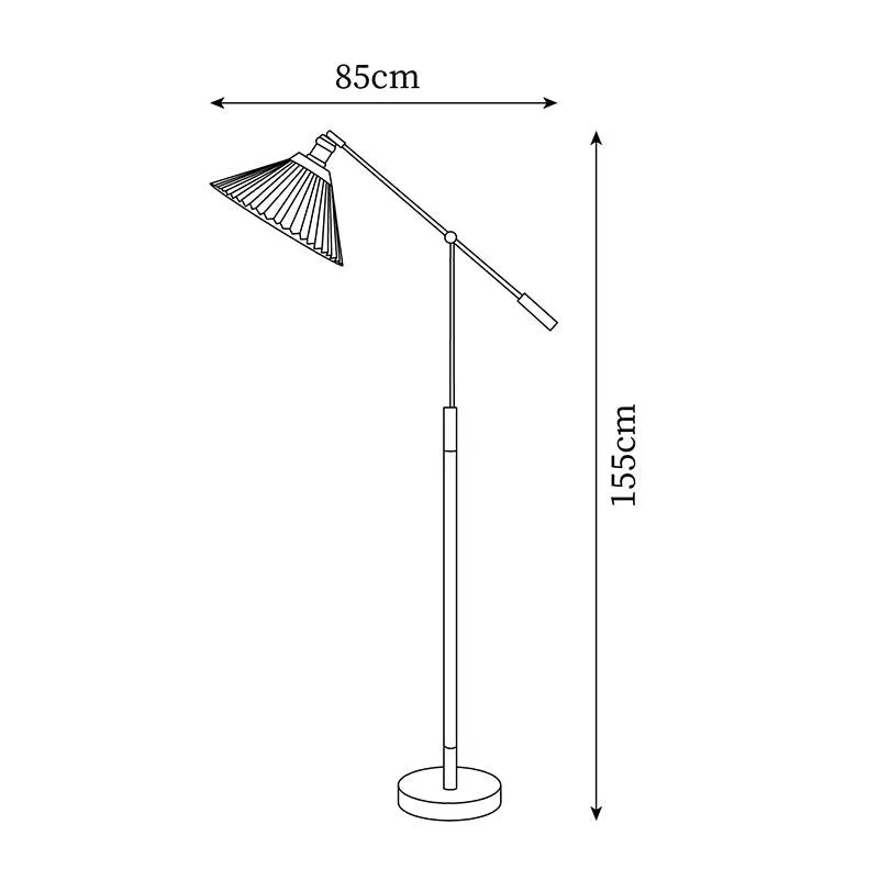 Fleur Floor Lamp 33.4″- 61″