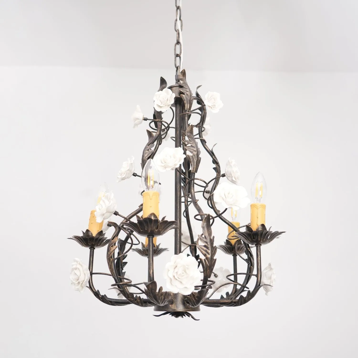 Florentine Rose Garden Chandelier