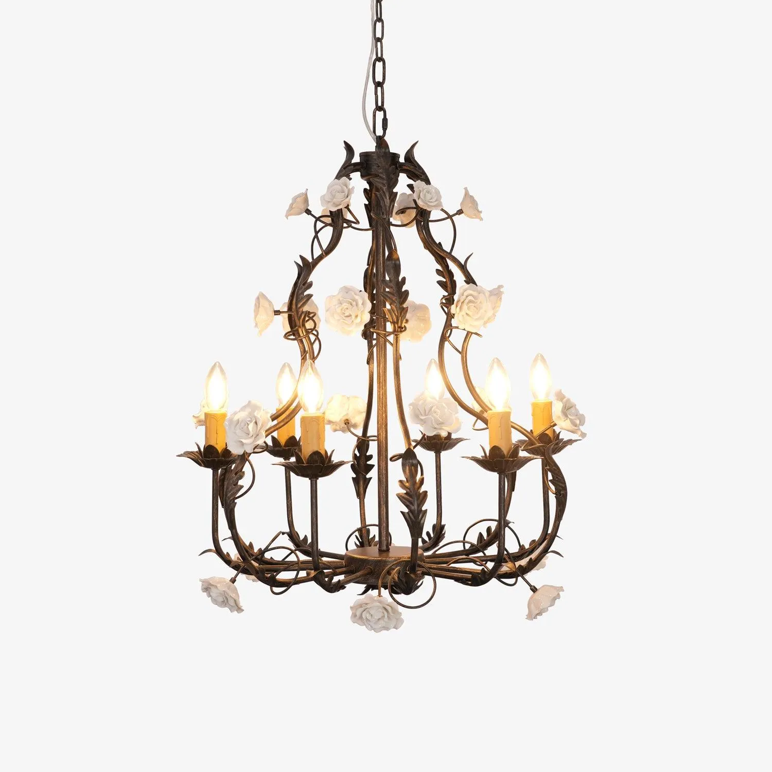 Florentine Rose Garden Chandelier