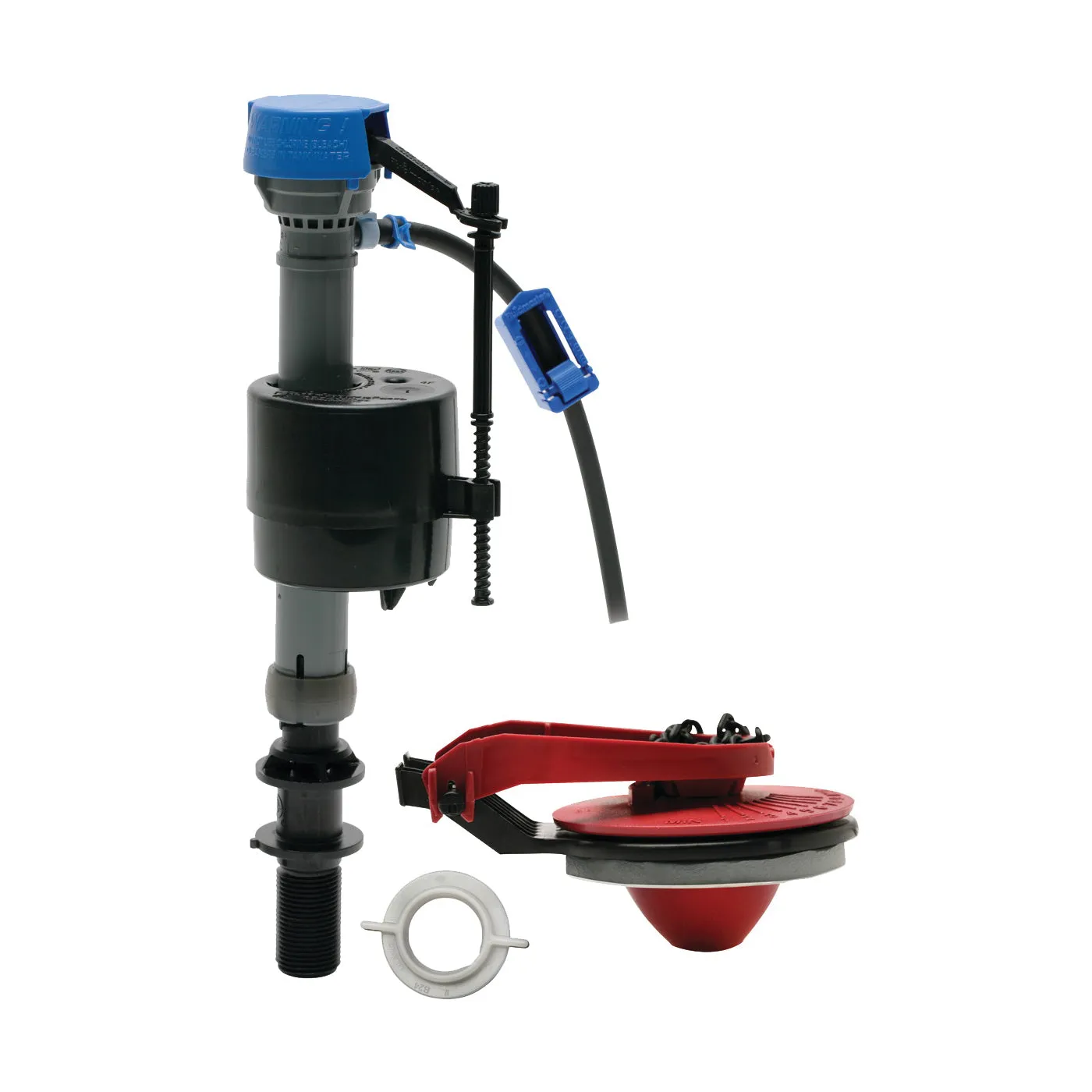 FLUIDMASTER 400CARP Toilet Tank Repair Kit, Plastic, For: 2 in Toilets, 1.28 to 1.6 gpf Toilets