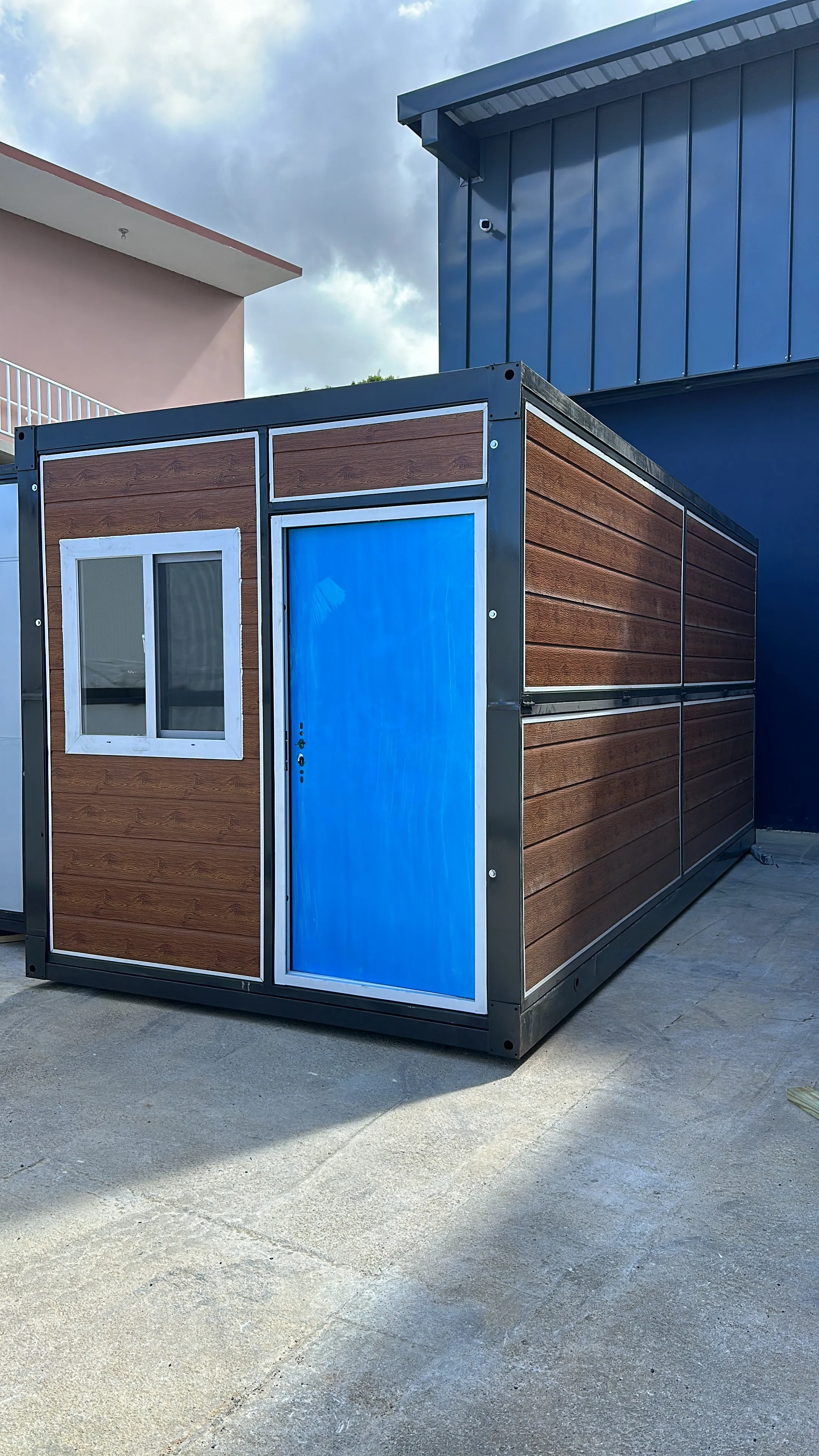 Folding Container Prefabricated House Home Mobile Portable Foldable Collapsible Office Storage Shop Hotel