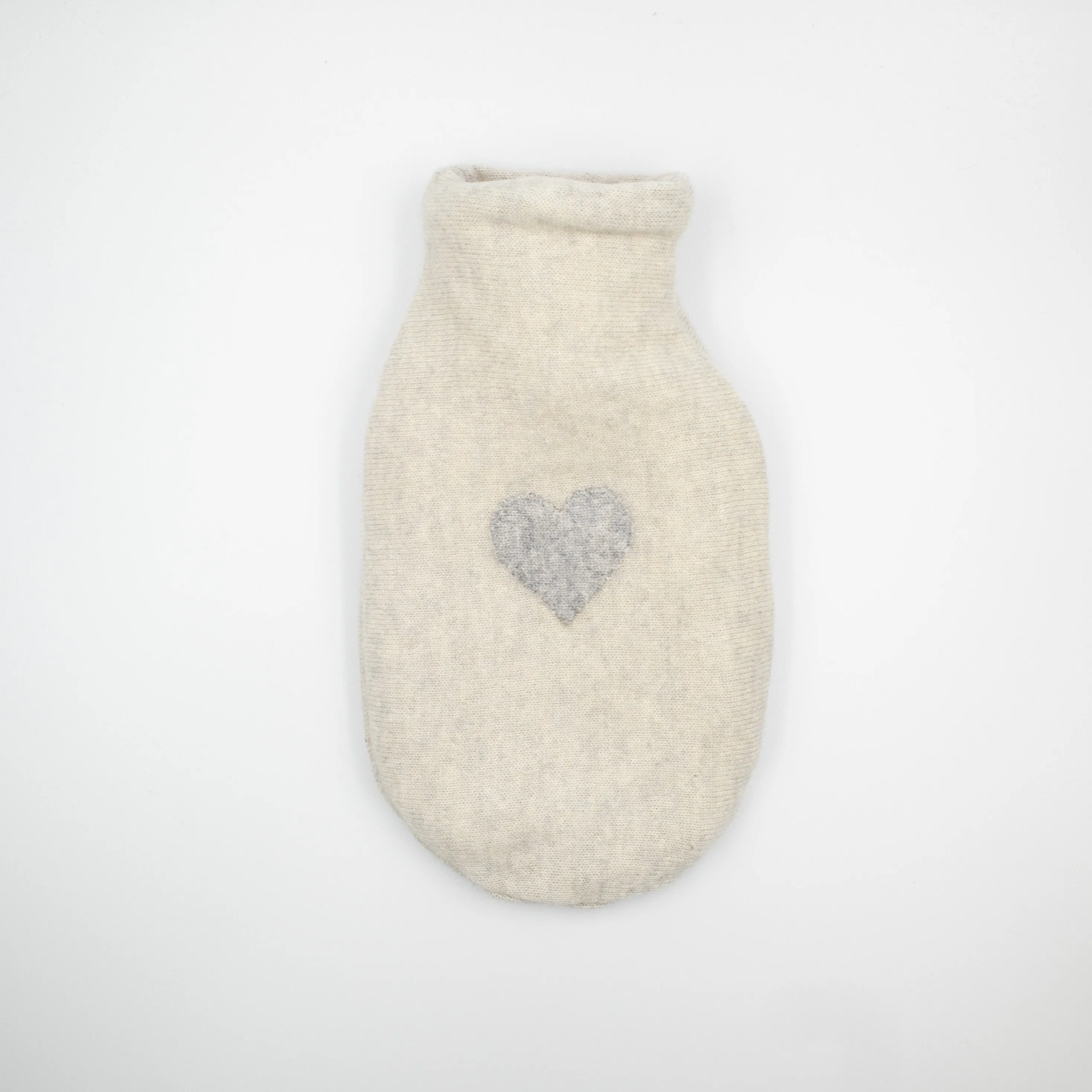 Frost Grey Cashmere Small Hot Water Bottle