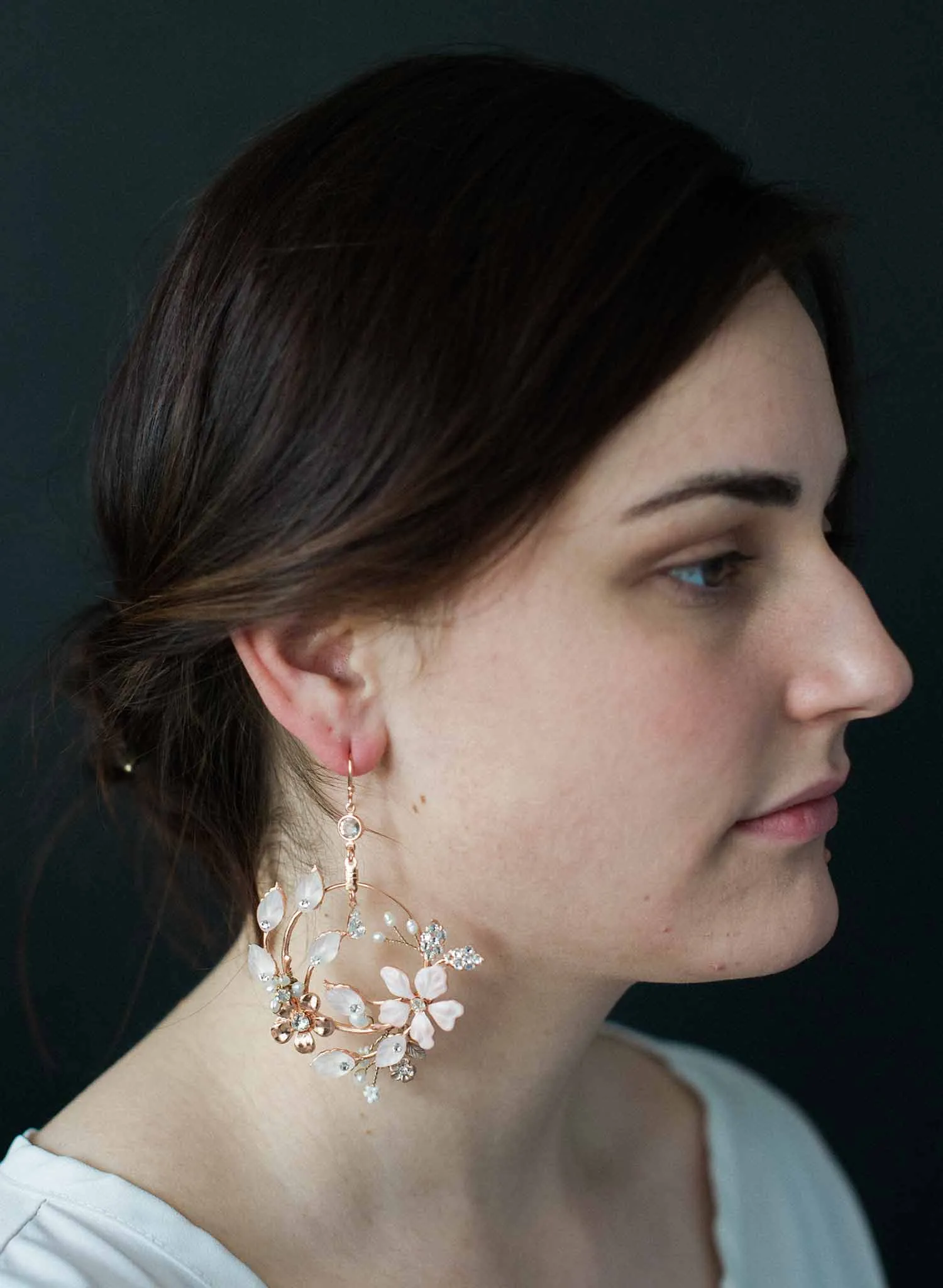 Garden floral earrings - Style #9026