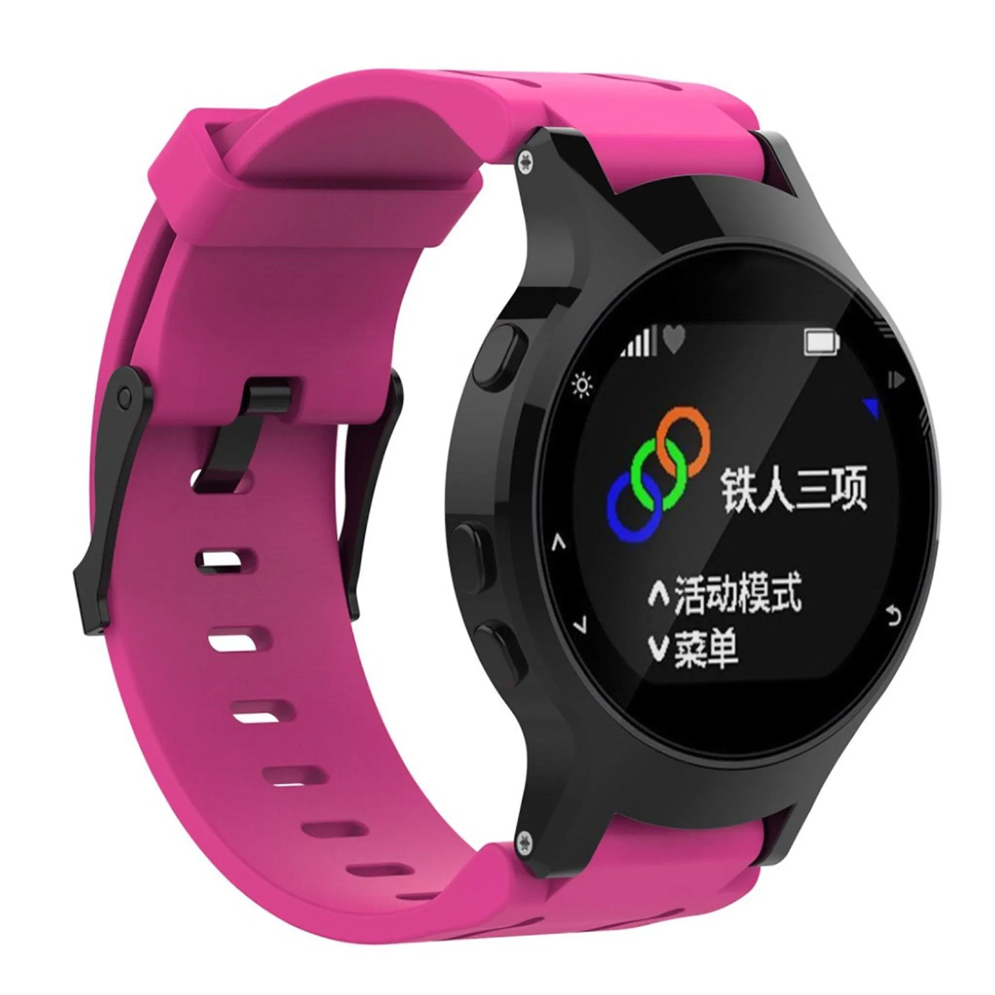 Garmin Forerunner 225 soft silicone watchband - Rose