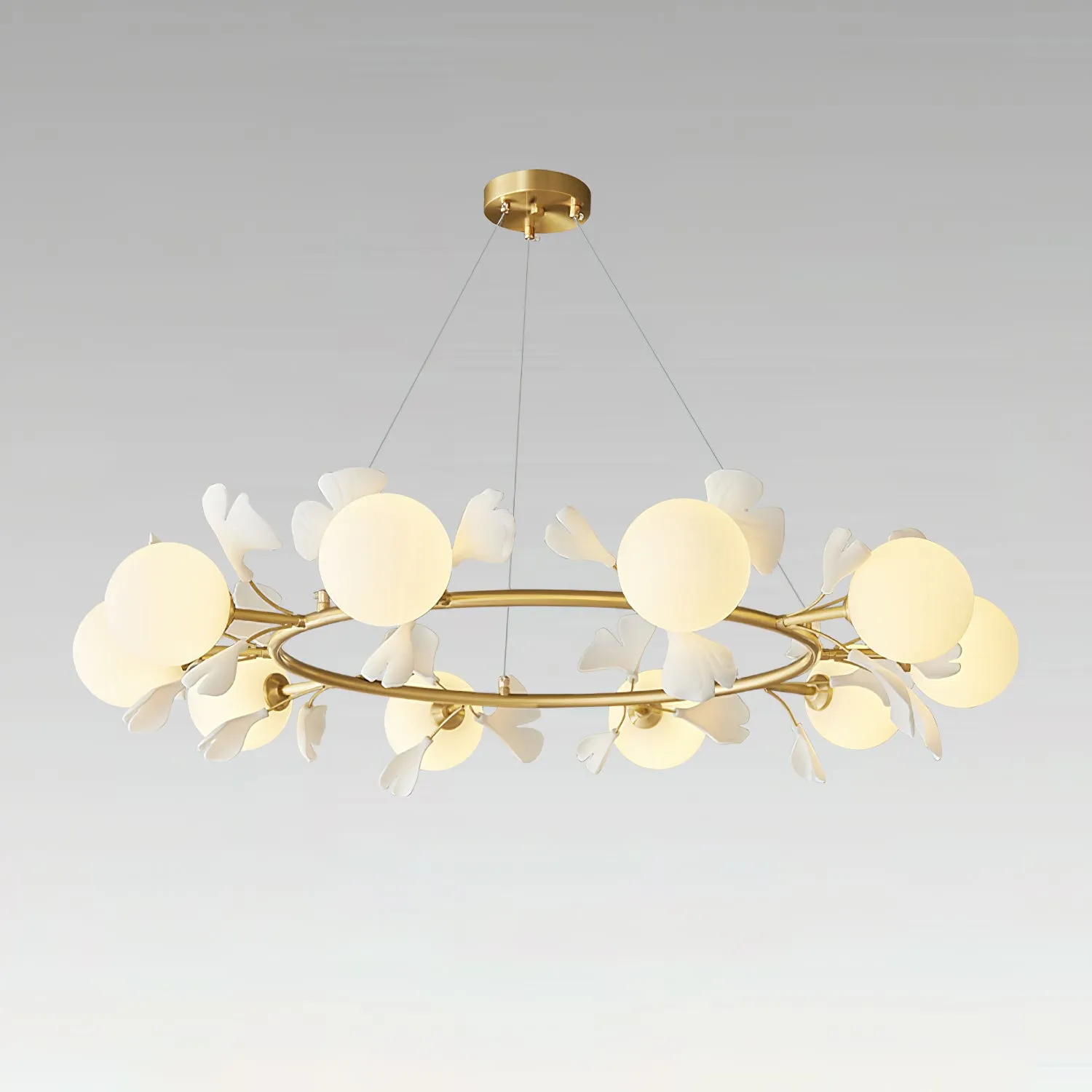 Ginkgo Rosalia Chandelier