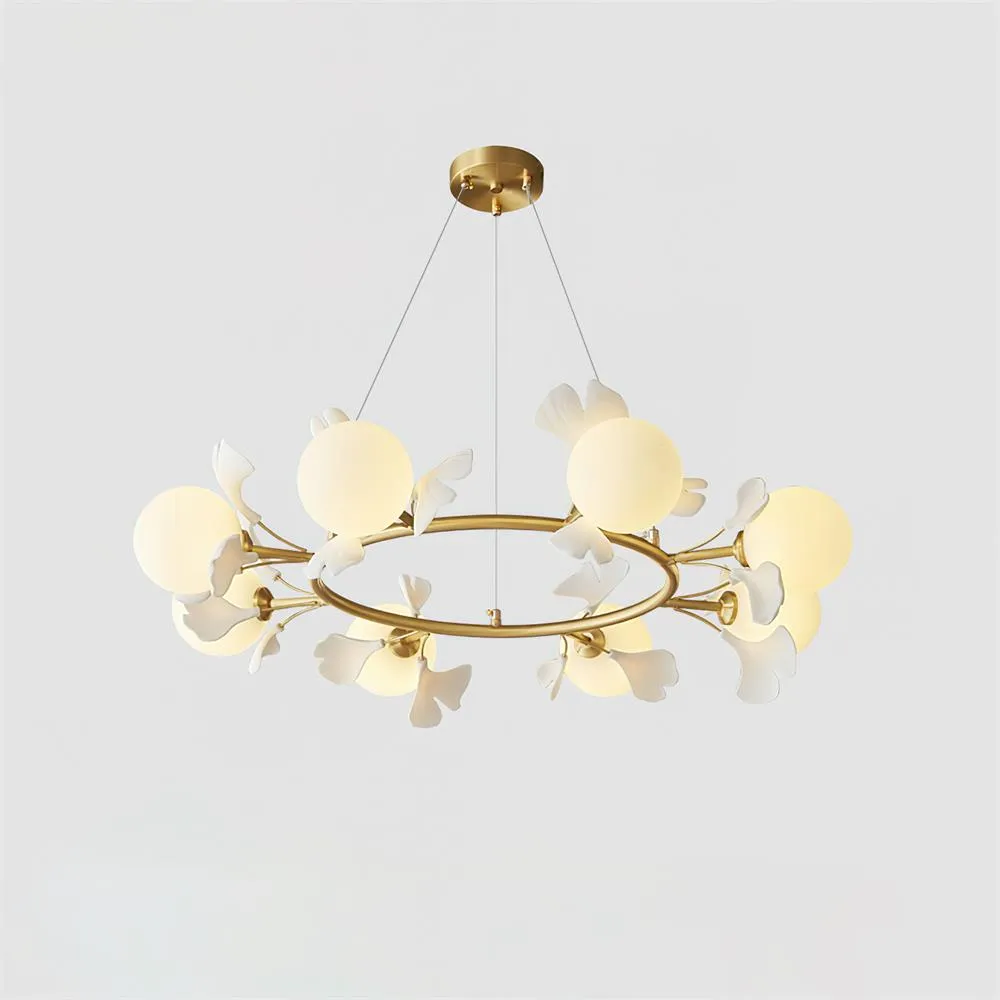 Ginkgo Rosalia Chandelier