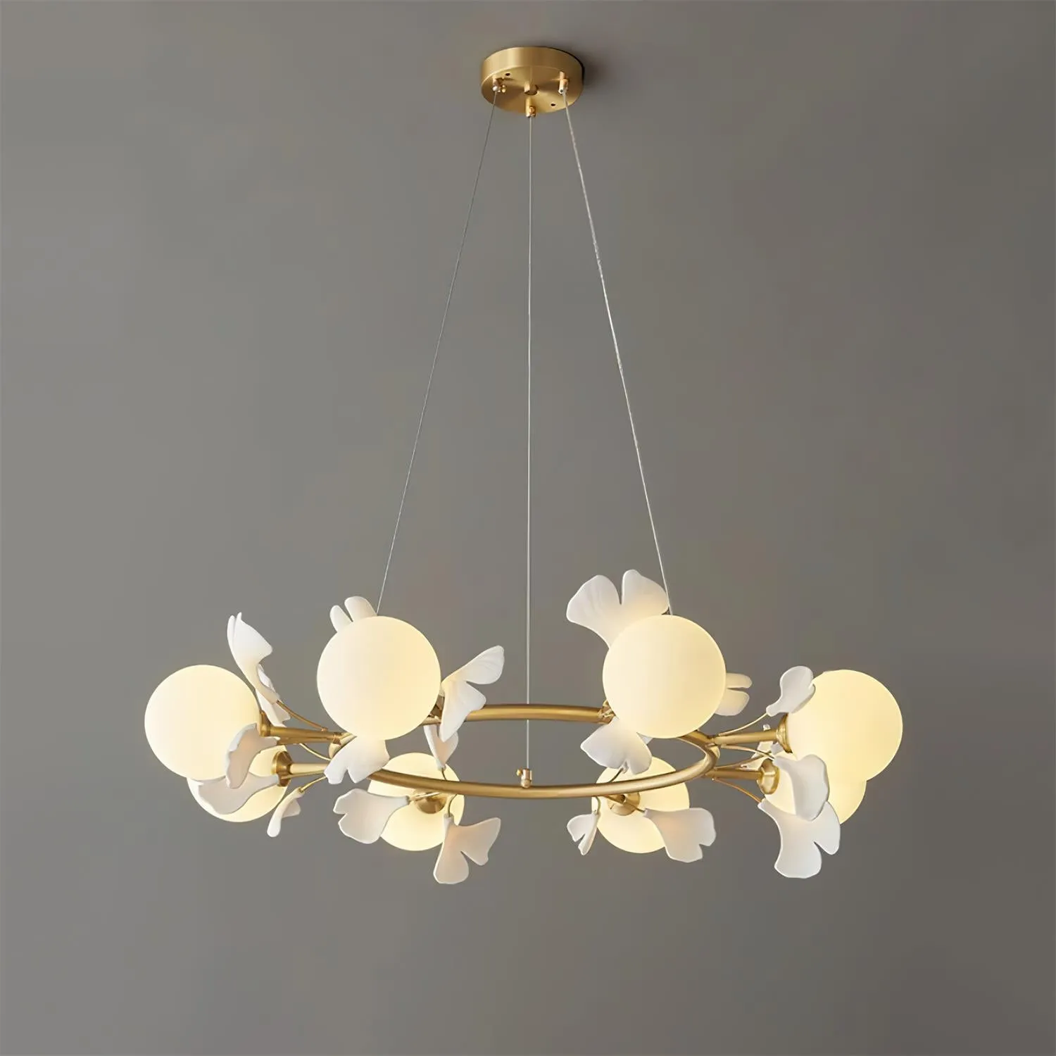 Ginkgo Rosalia Chandelier