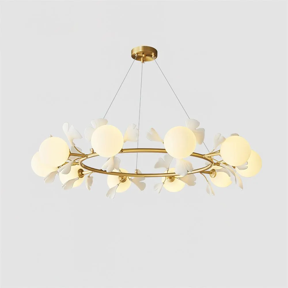 Ginkgo Rosalia Chandelier