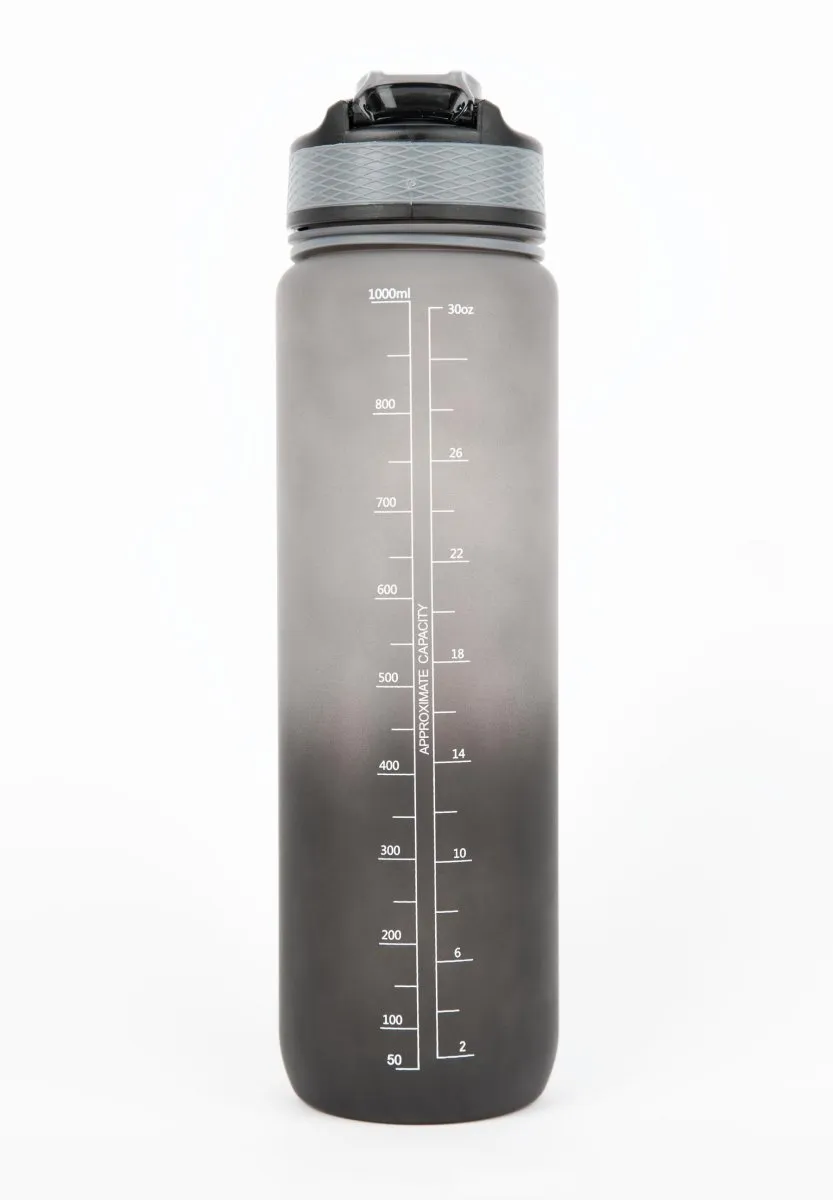 Gorilla Wear Gradient Water Bottle 1000ml - Black/Grey