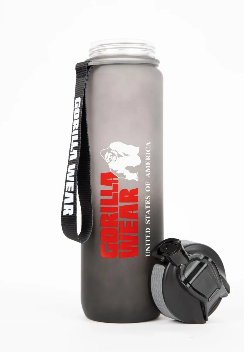 Gorilla Wear Gradient Water Bottle 1000ml - Black/Grey