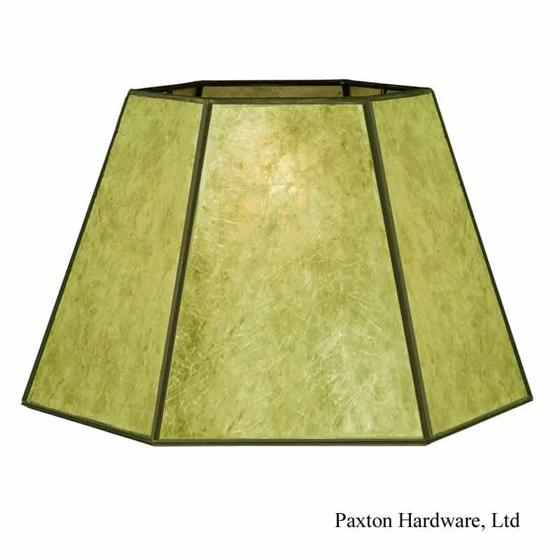 Green Mica Uno Lampshades