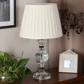 Hand-Cut Crystal Modernism Vase Shape Reading Lamp (Beige)