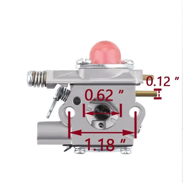 Hipa WT-631 Carburetor Kit For Craftsman 358.795541 358.742420 358.742430 Trimmer # Replace 530069754 530019194