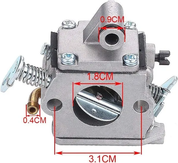 Hipa (Zama type) Carburetor Kit For Stihl MS170 MS180 MS 170 180 017 018 MS180C Petrol Chainsaw Replace C1Q-S57 C1Q-S57A 1130-120-0603 1130 120 0603