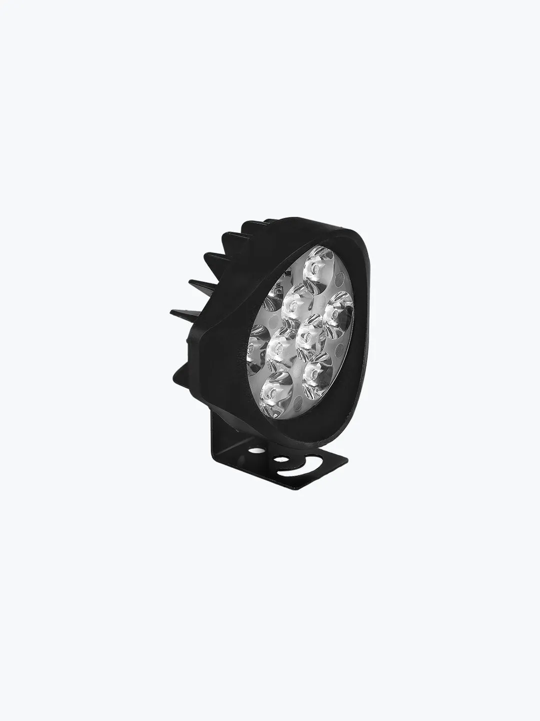 HJG 9 LED Round Fog Light With Shade