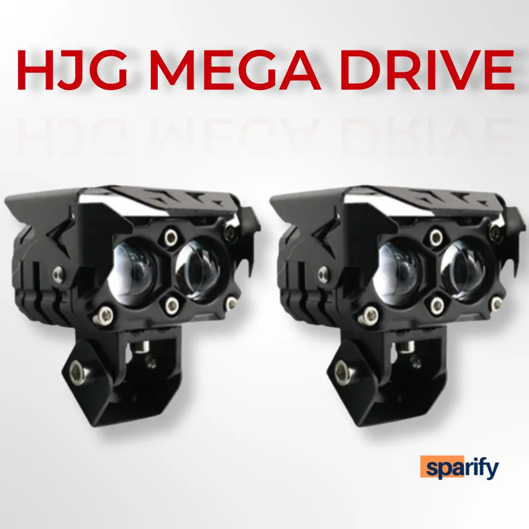 HJG Mega Drive 60W Quad Shot Dual Lens/Dual Color High/Low Yellow/White LED Fog Lights (2 Pc)