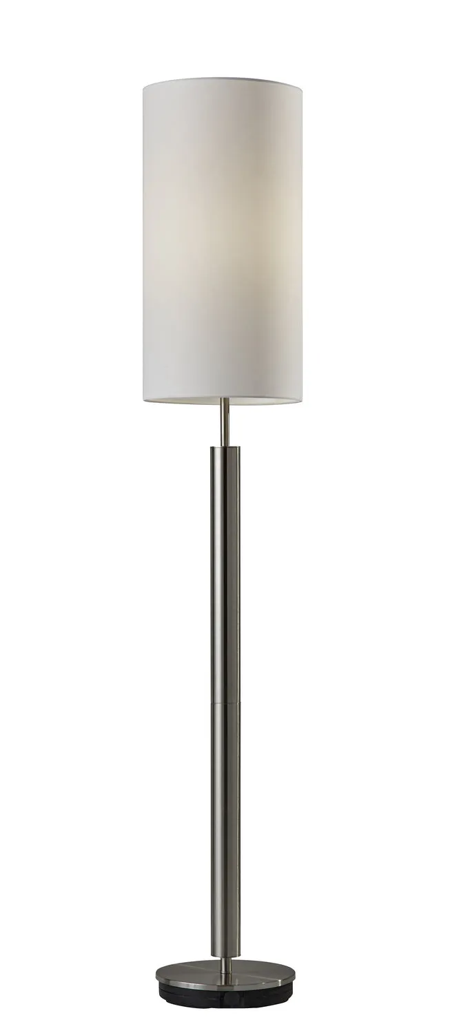 Hollywood Floor Lamp in Brushed Steel