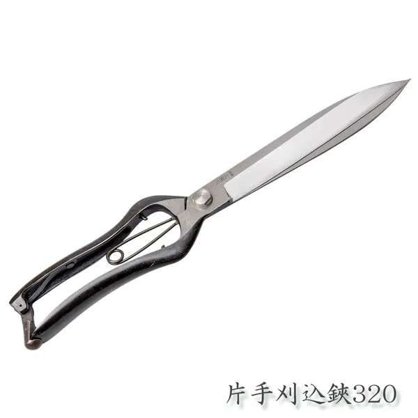 HONMAMON "HANAKUMAGAWA" One Hand Pruning Shears, Handle without Hand Guard, 320mm Extra Long Size