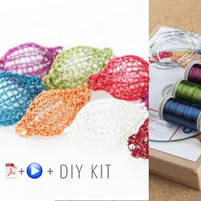 How to wire crochet Pixie beads - DIY kit