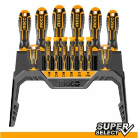 Ingco 14 Pcs screwdriver and precision screwdriver set HKSD1428