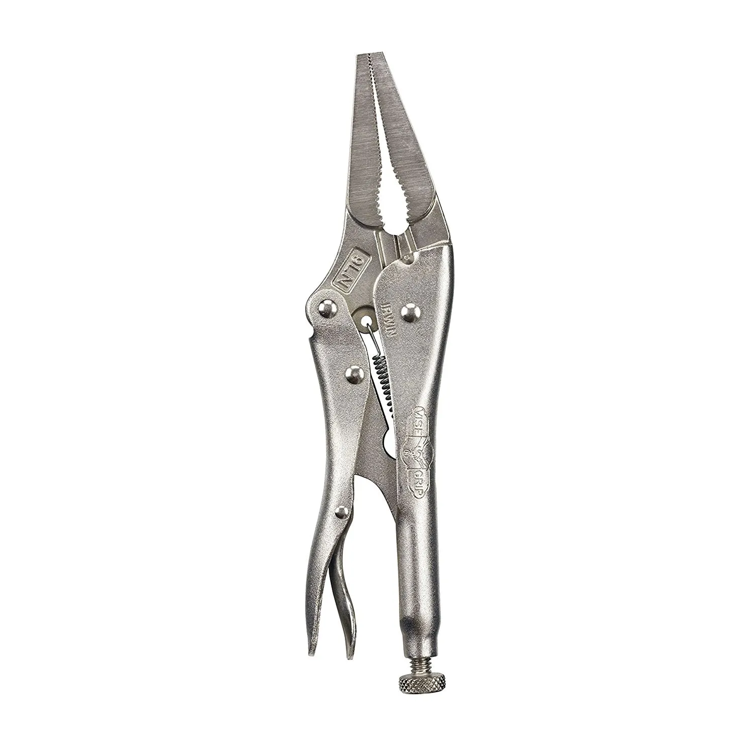 Irwin Tools 9LN-3 Vise-Grip Long Nose Locking Plier with Wire Cutter, 9"