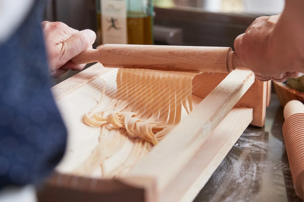 Italian Pasta Chitarra with Rolling Pin - Small