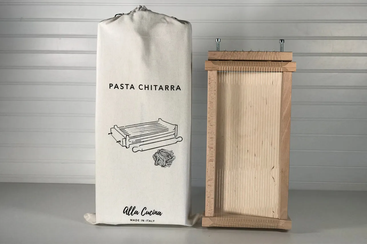 Italian Pasta Chitarra with Rolling Pin - Small