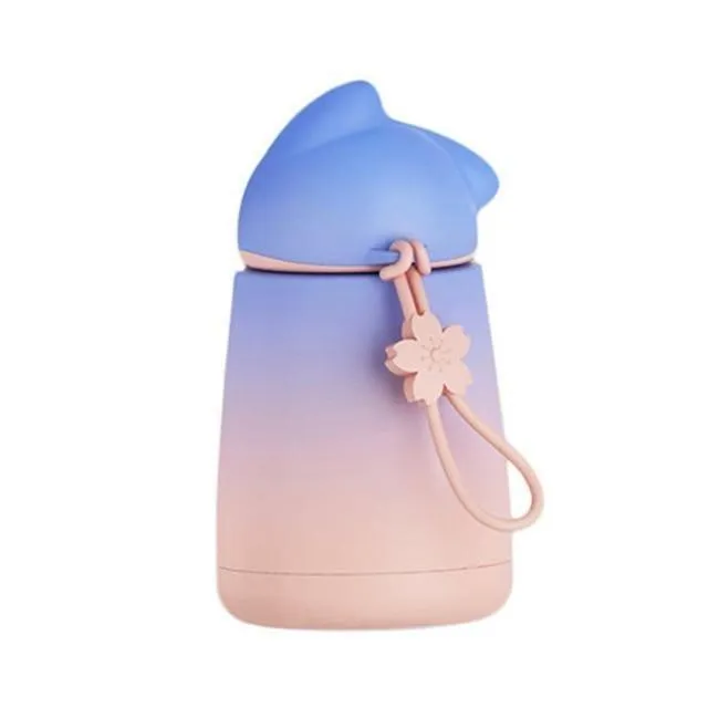 Kawaii Pastel Cat Water Bottle