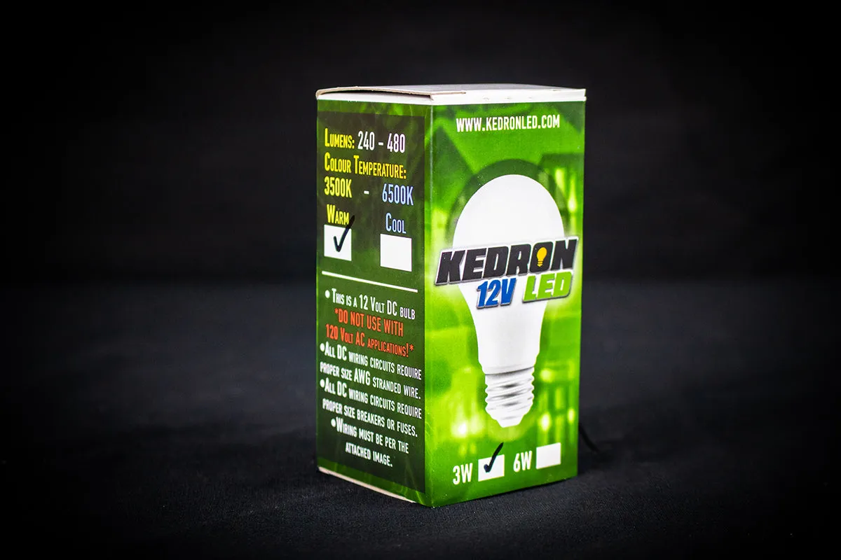 Kedron 3 Watt 12V DC LED Bulb