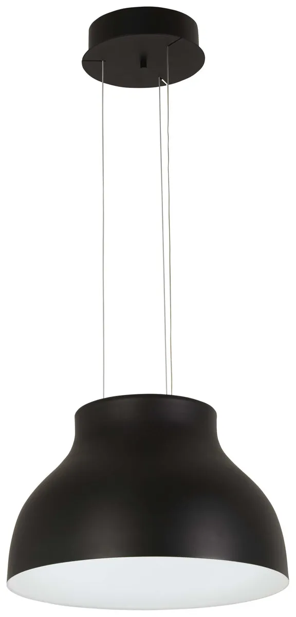 Kettle Up LED Pendant in Matte Black