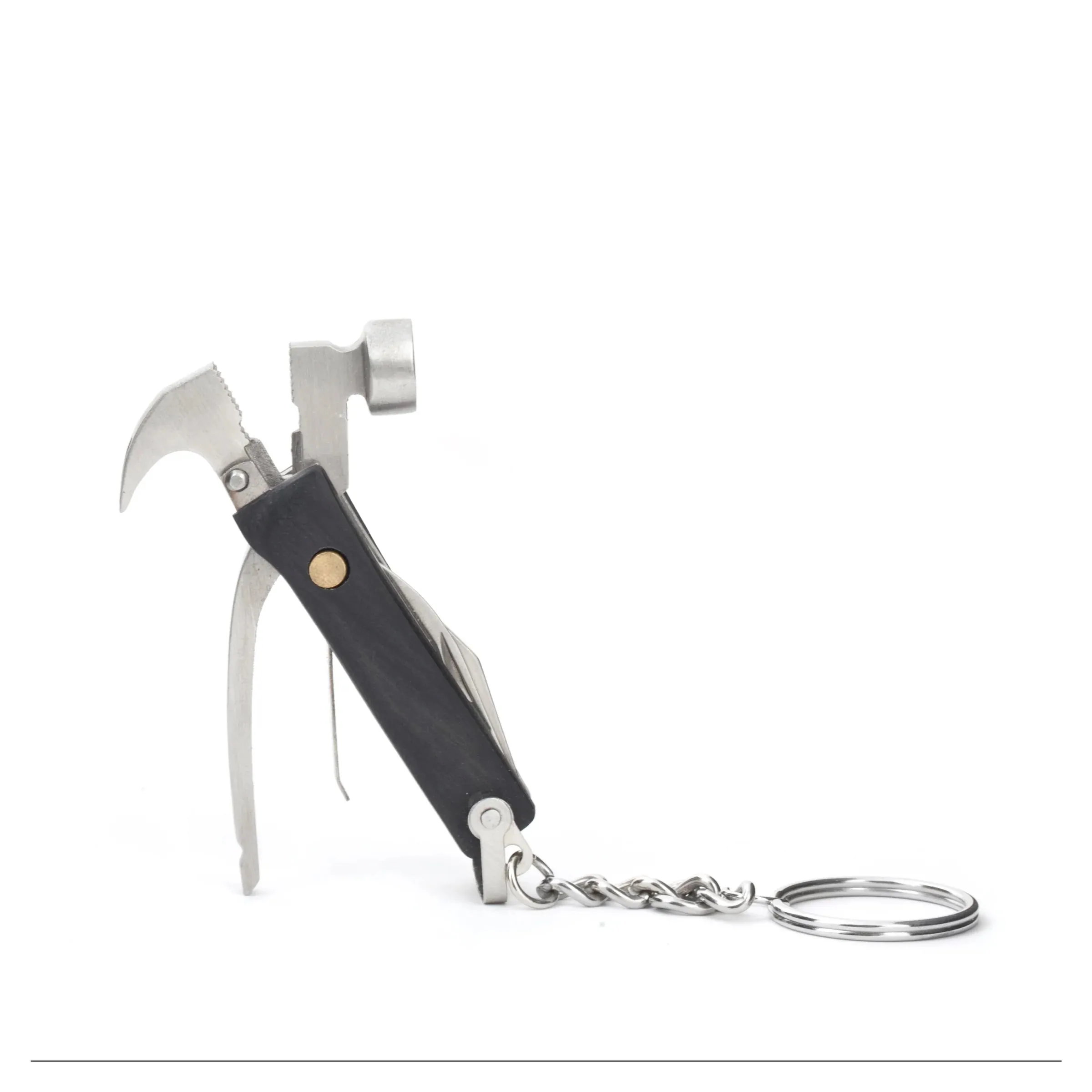 Kikkerland Wood Mini Hammer Multi-Tool