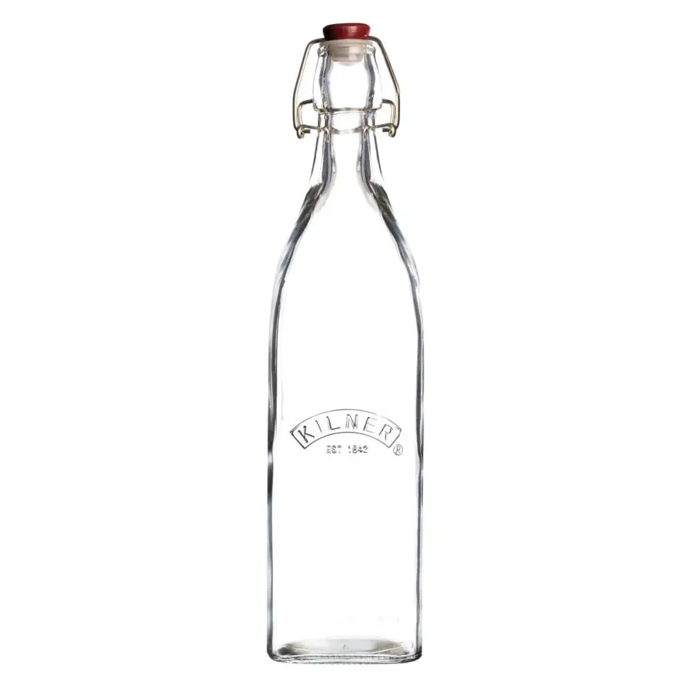 Kilner Swing Top Square Glass Bottle