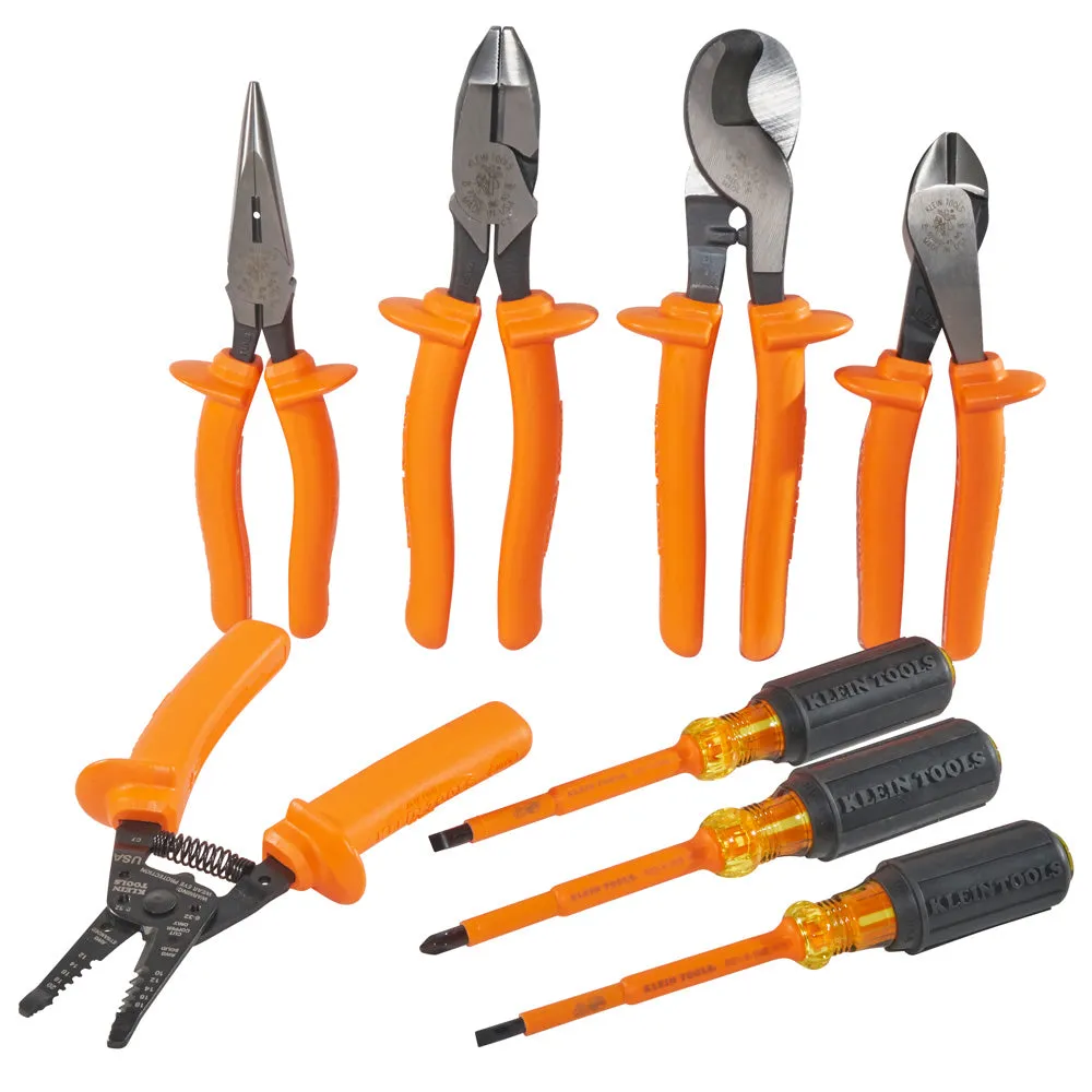 Klein Tools 33529 Insulated Premium Tool Kit, 8 Piece