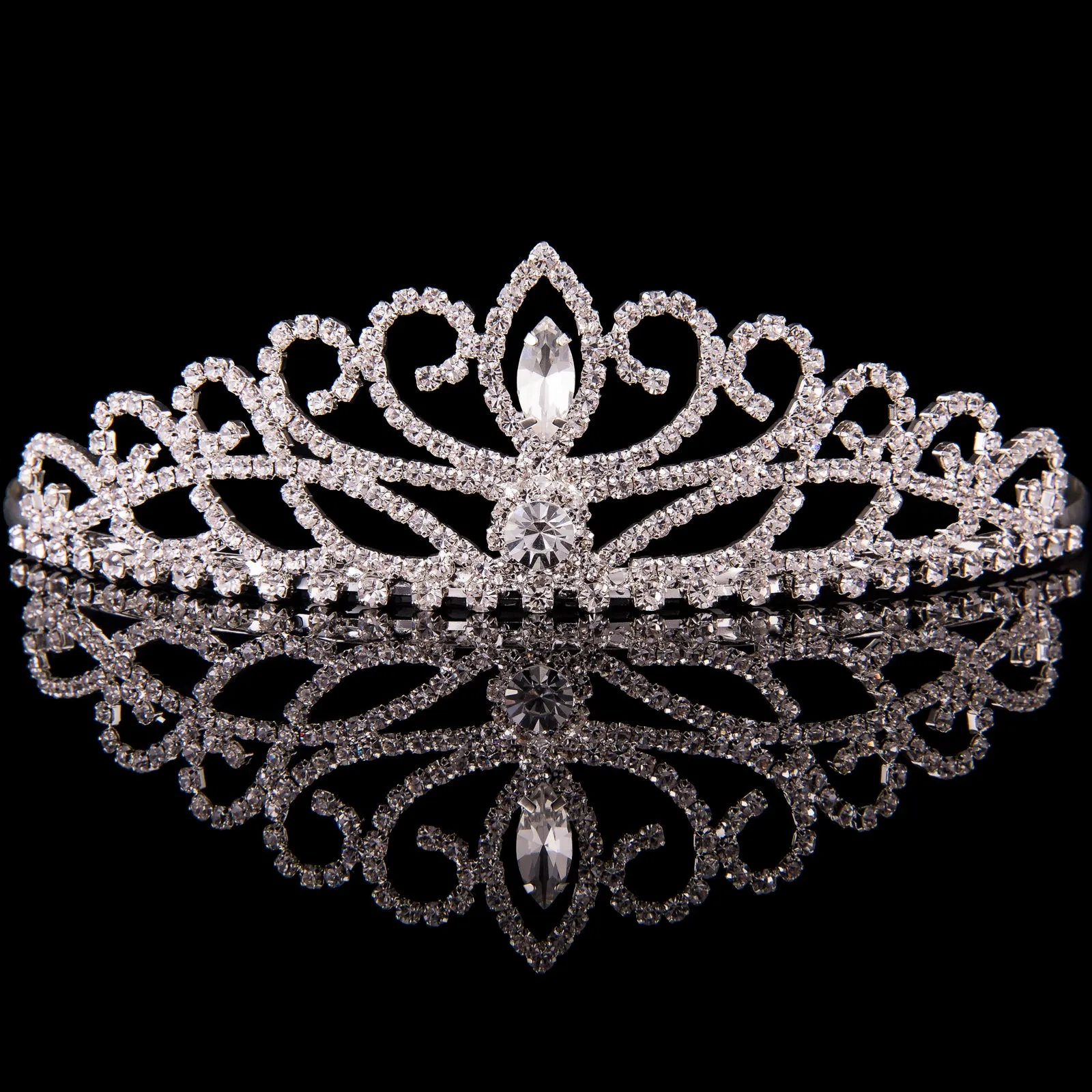 Large Crystal Tiara