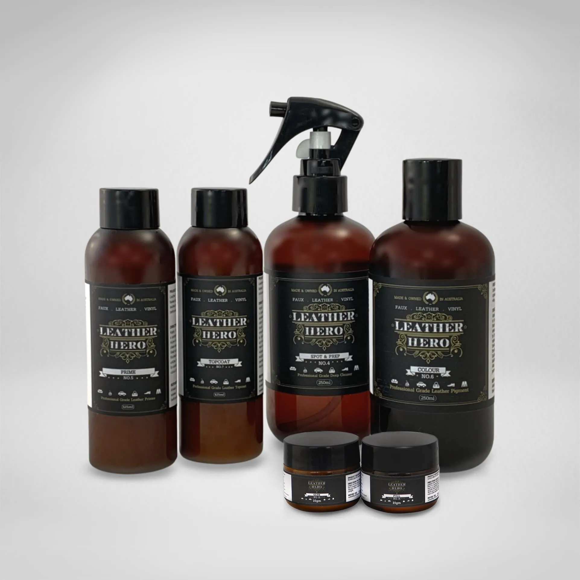 Leather Repair & Recolour Kit - Dark Chocolate