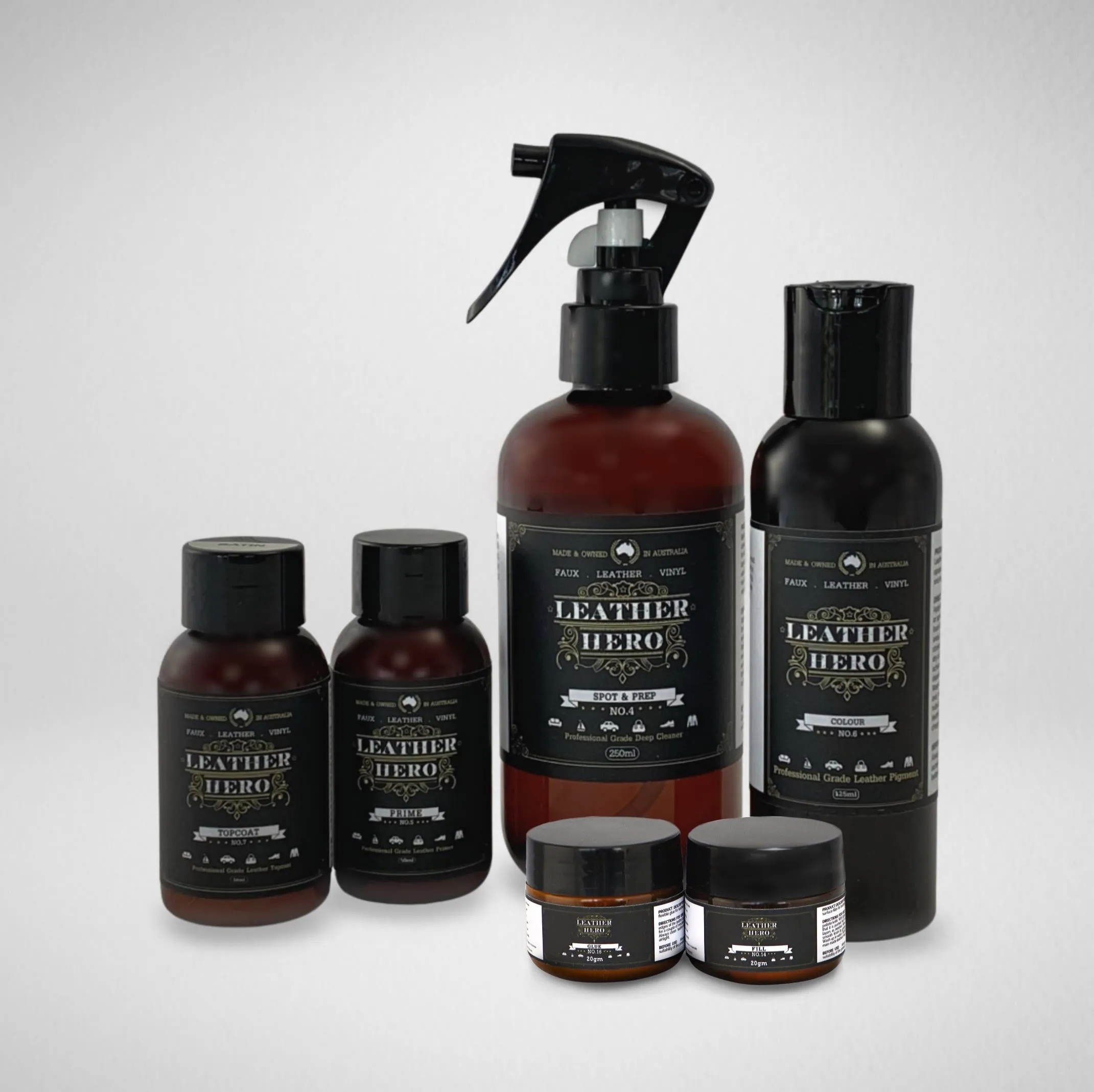 Leather Repair & Recolour Kit - Dark Chocolate